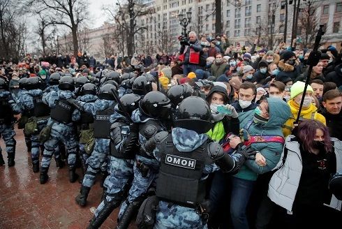 protesty v moskve Економічні новини