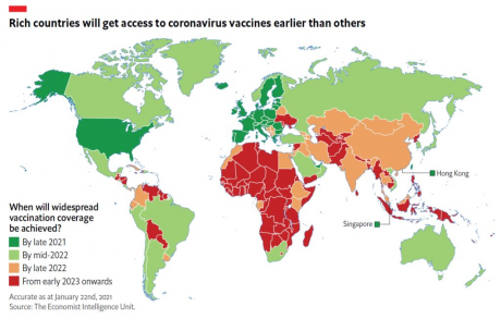 rich countries will get access to coronavirus vaccines 1024x652 e1611755736847 Економічні новини - головні новини України та світу