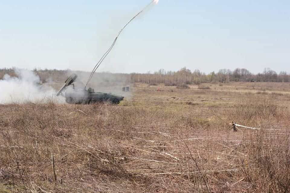 zapusk zaryadu z ustanovky rozminuvannya ur 77 meteoryt Економічні новини