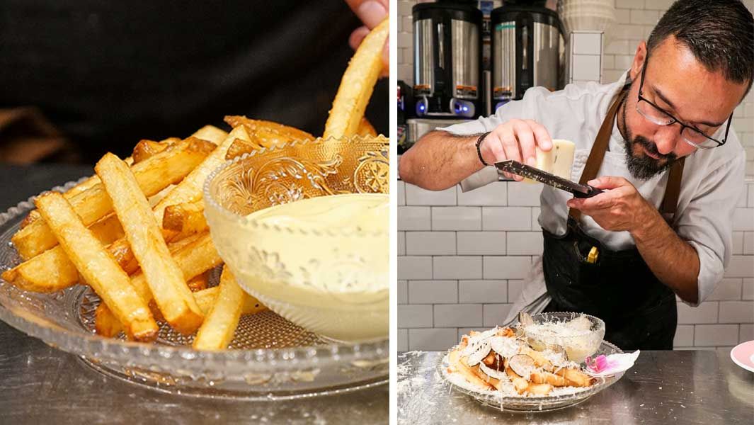 chef fred shaving cheese on most expensive french fries tcm25 667363 Економічні новини