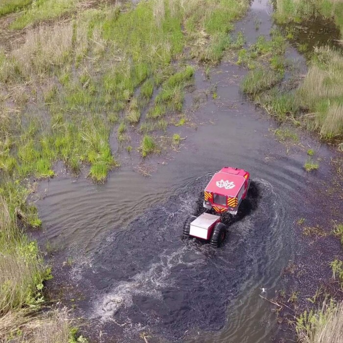 Український всюдихід Sherp випробували на Північному полюсі (ФОТО)