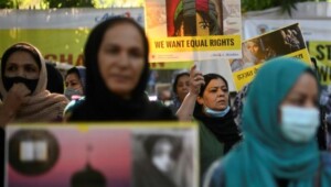 afghans residing in india protest for womens rights Економічні новини